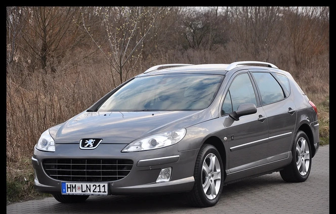 Peugeot 407 cena 18900 przebieg: 155600, rok produkcji 2009 z Siedlce małe 497